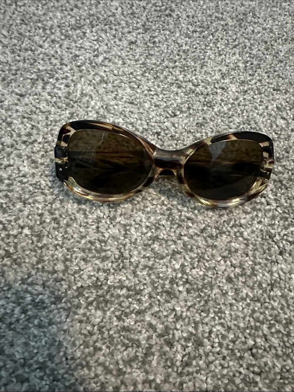 Women's Tortoiseshell Oval Sunglasses - Brown Lenses